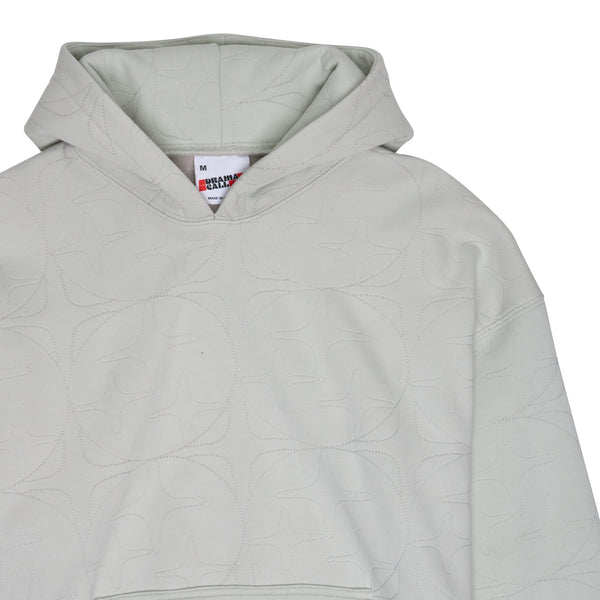 GREY ALL STAR EMBROIDERED HOOD