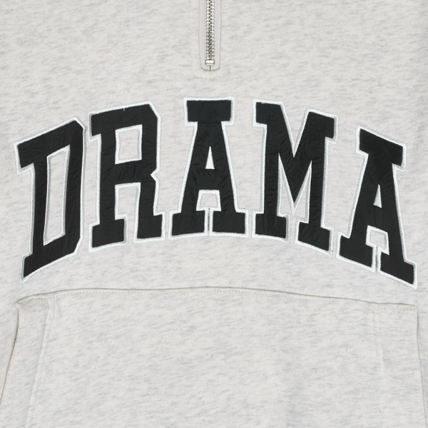 GREY PUFFAH HOOD 1/4 ZIP