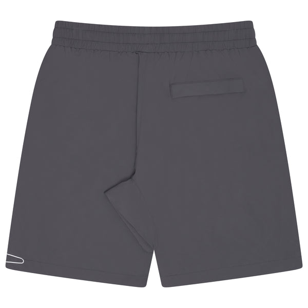 DARK GREY LIGHTWEIGHT NYLON SHORTS