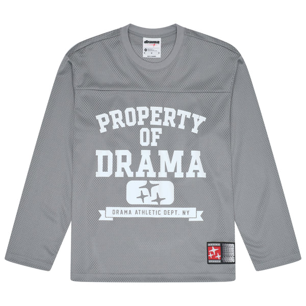 GREY ATHLETIC LONGSLEEVE JERSEY
