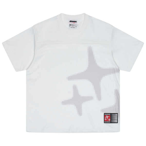 WHITE HALFTONE 3STA JERSEY