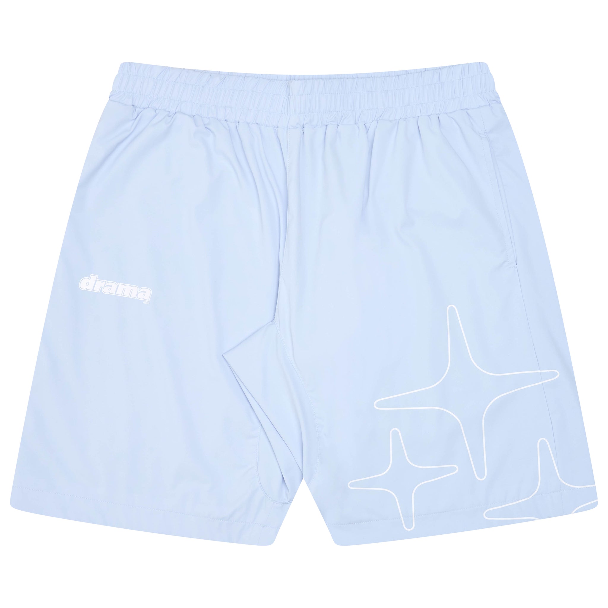 LIGHTWEIGHT NYLON SHORTS (BABY BLU)