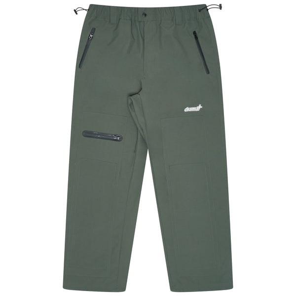 ARMY GREEN 1STA HEAVY SHELL RAIN PANTS