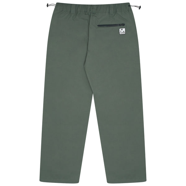 ARMY GREEN 1STA HEAVY SHELL RAIN PANTS