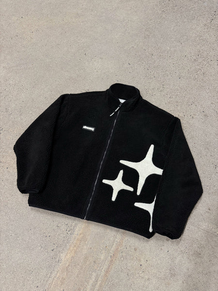 BLACK SHERPA FLEECE