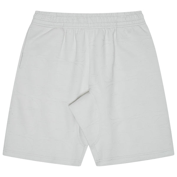 GREY ALL STAR EMBROIDERED SHORTS