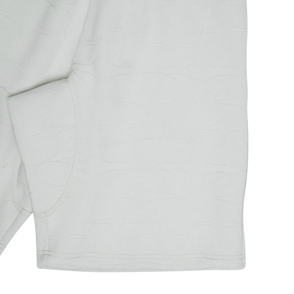 GREY ALL STAR EMBROIDERED SHORTS
