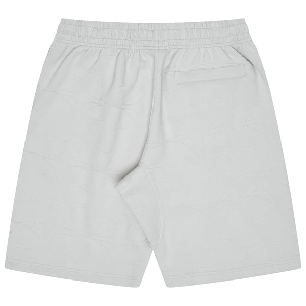 GREY ALL STAR EMBROIDERED SHORTS