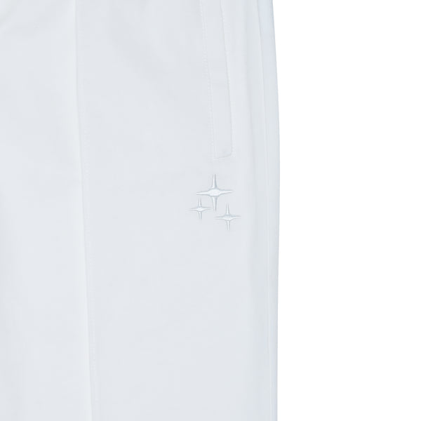 WHITE PLEATED STA BOTTOMS