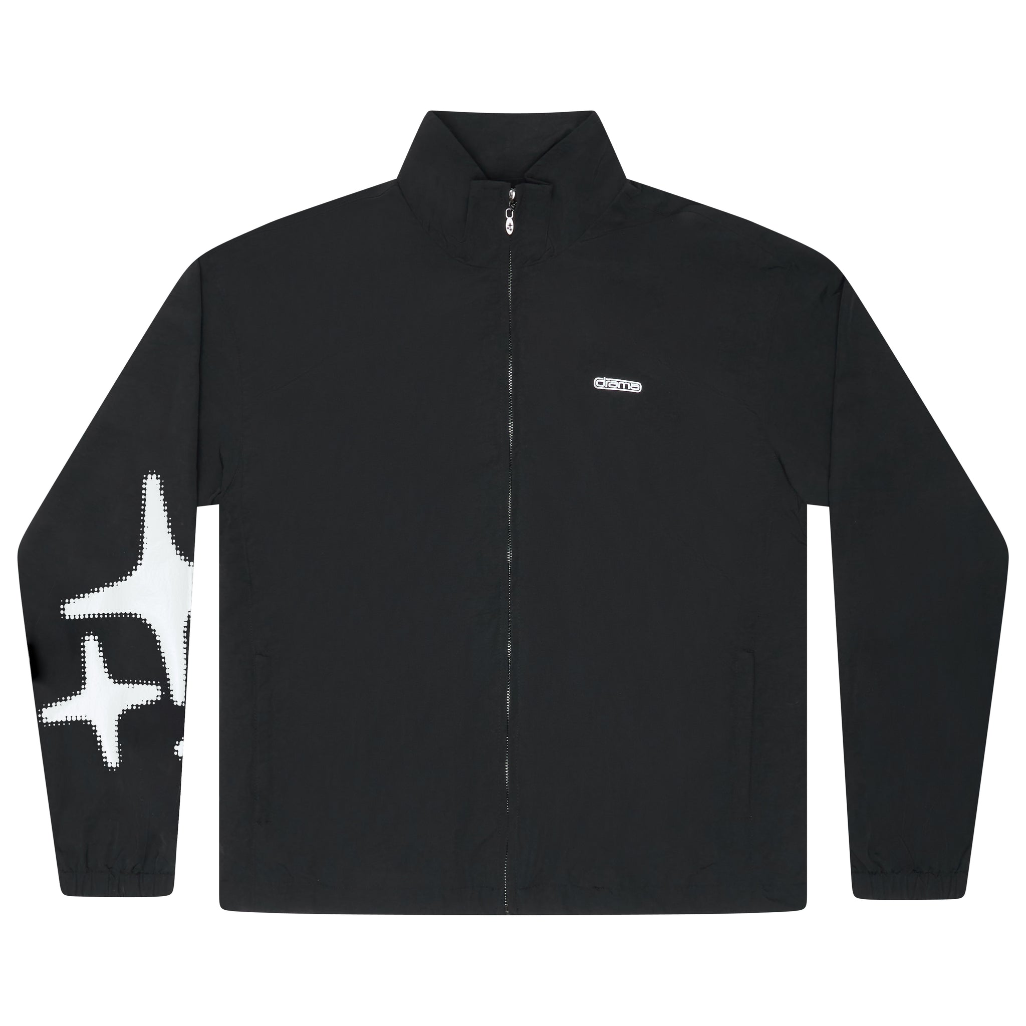 BLACK HALFTONE STA TRACK TOP