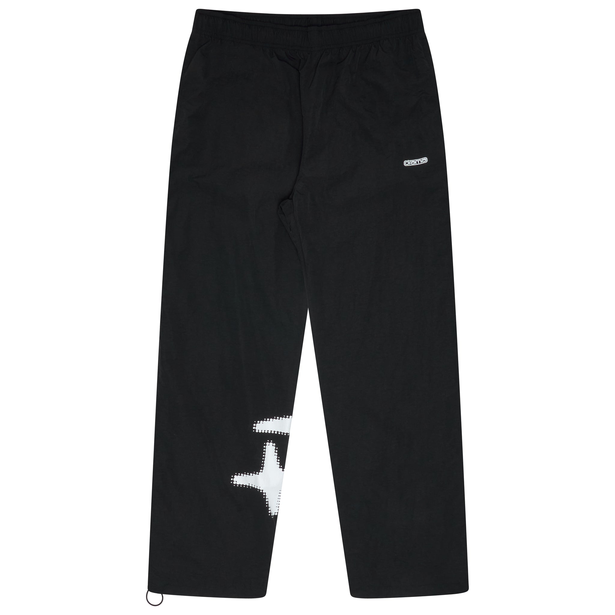 BLACK HALFTONE STA TRACK PANTS