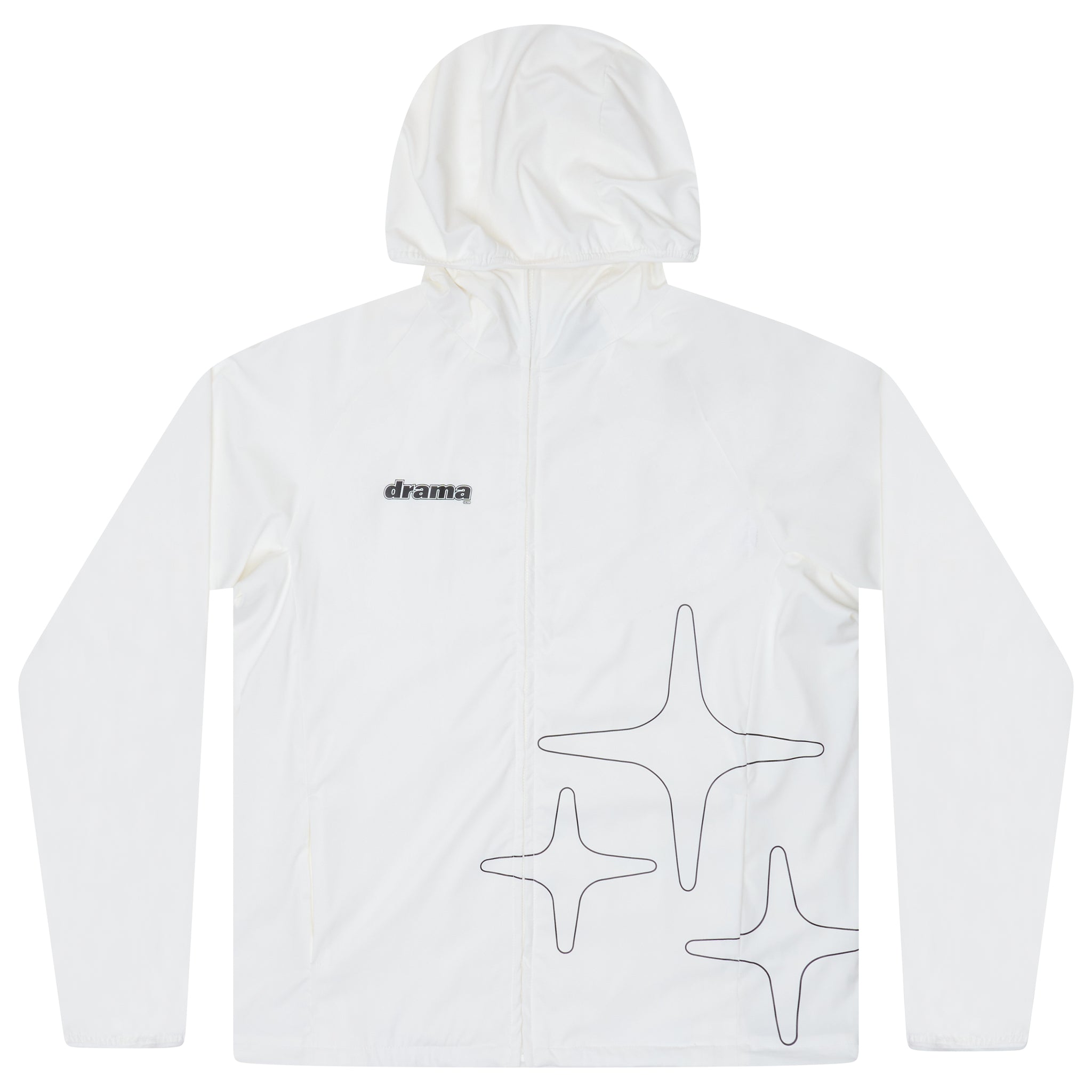 LIGHTWEIGHT NYLON JACKET (IVORY)