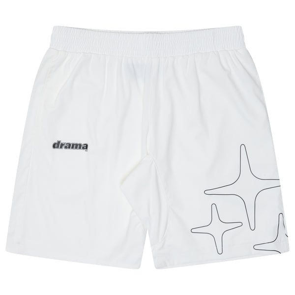 LIGHTWEIGHT NYLON SHORTS (IVORY)