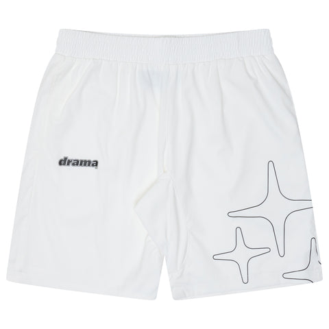 LIGHTWEIGHT NYLON SHORTS (IVORY)