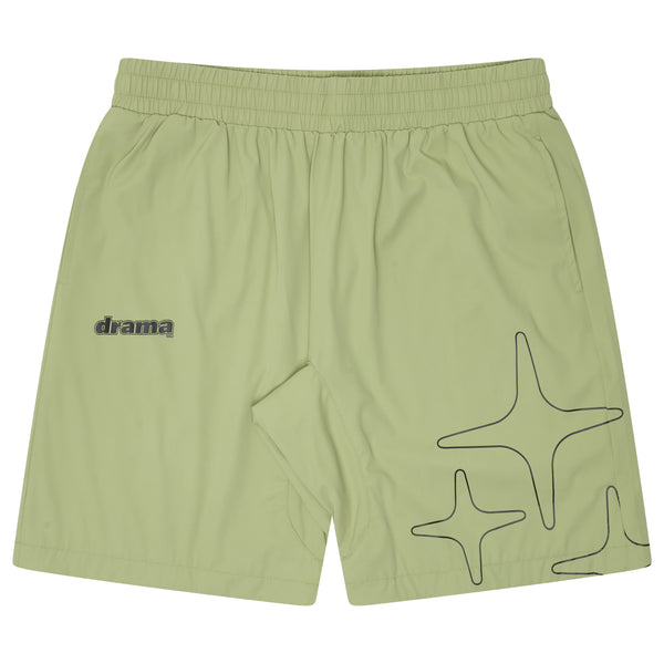 LIGHTWEIGHT NYLON SHORTS (SAGE GREEN)