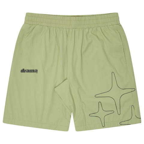 LIGHTWEIGHT NYLON SHORTS (SAGE GREEN)