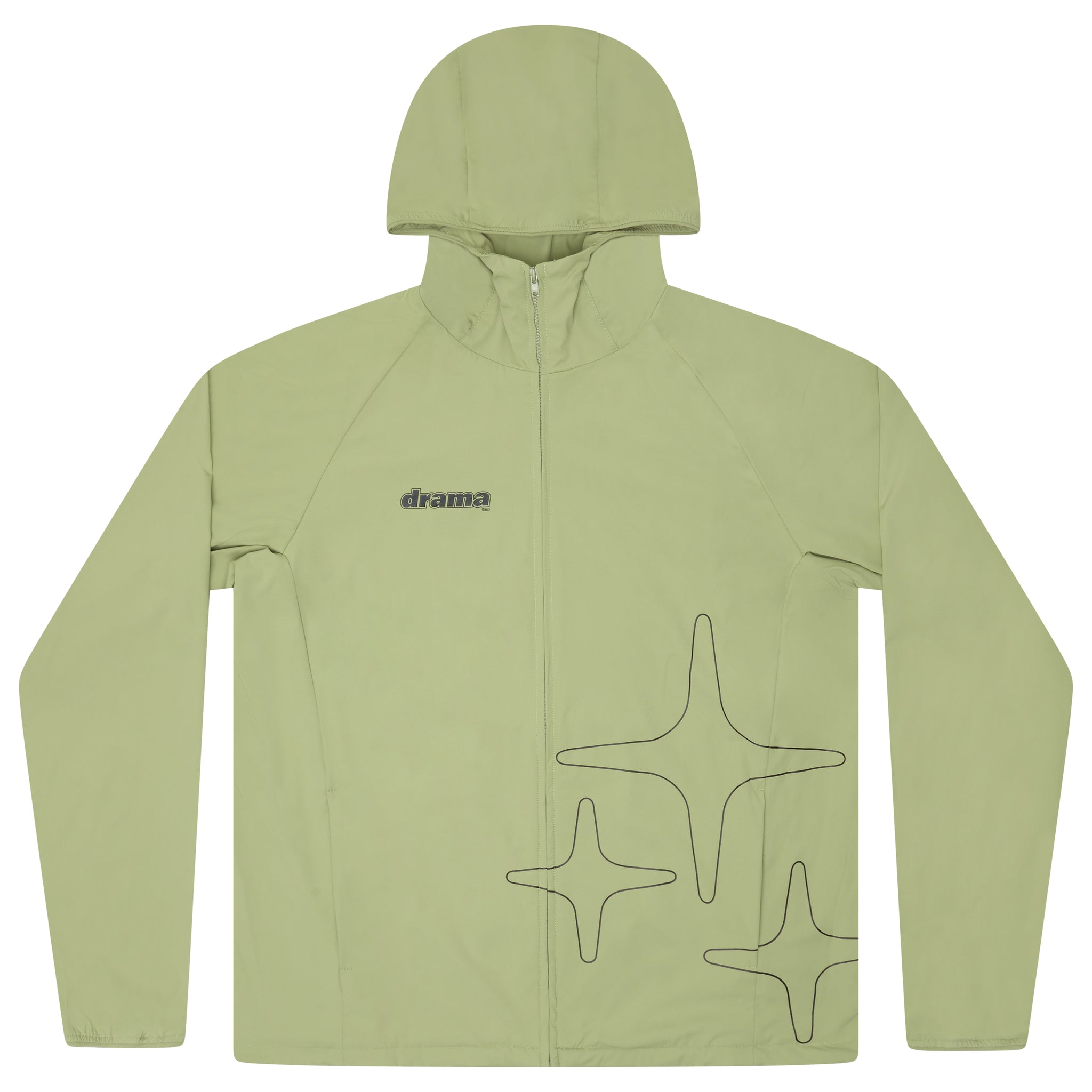 LIGHTWEIGHT NYON JACKET (SAGE GREEN)