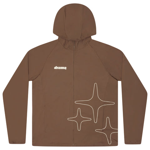 LIGHTWEIGHT NYLON JACKET (ESPRESSO BROWN)