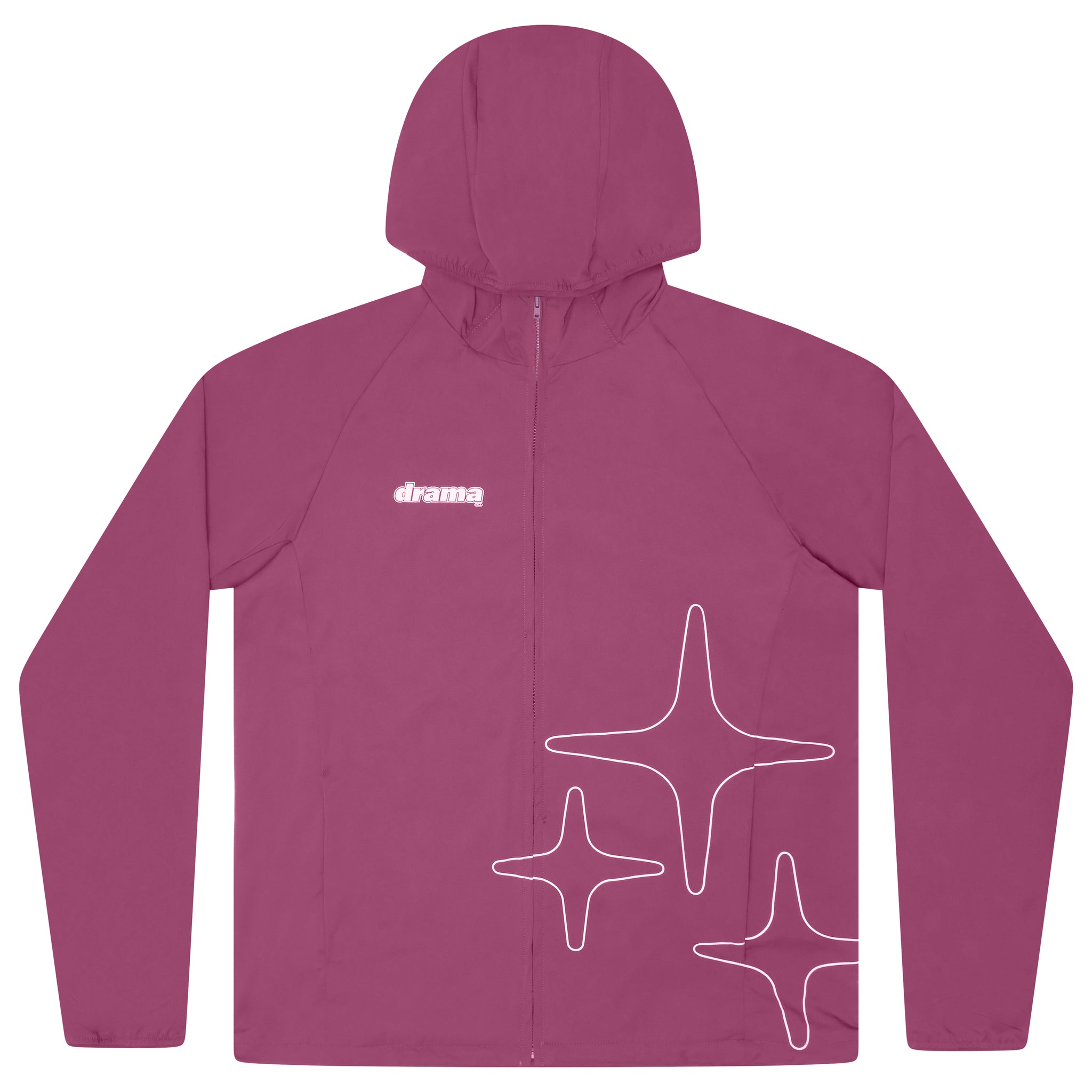 LIGHTWEIGHT NYLON JACKET (PURPLE)