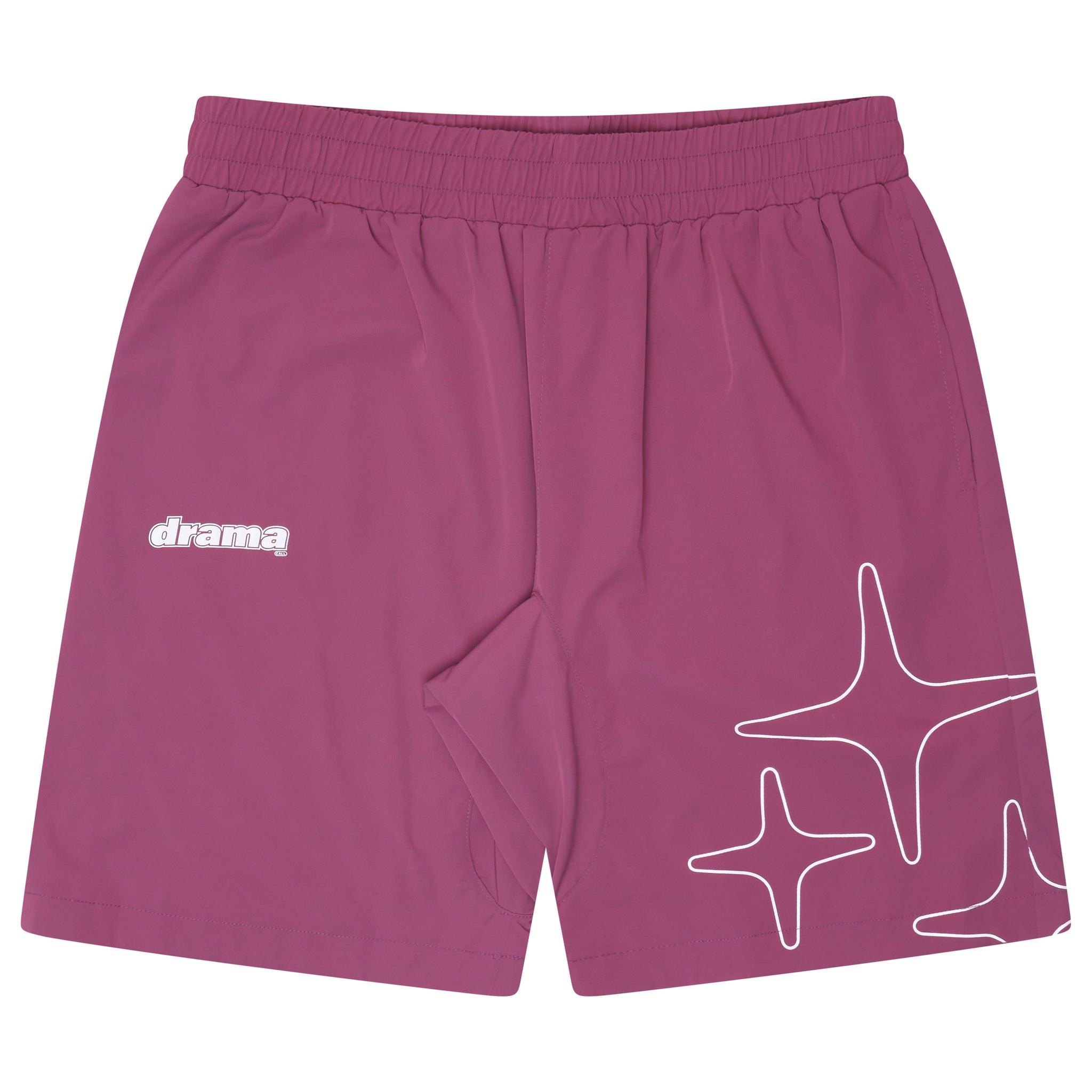 LIGHTWEIGHT NYLON SHORTS (PURPLE)