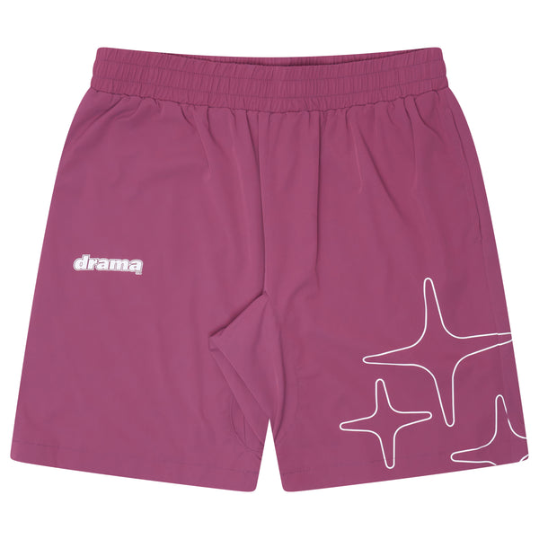 LIGHTWEIGHT NYLON SHORTS (PURPLE)