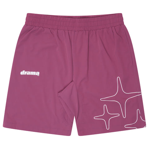 LIGHTWEIGHT NYLON SHORTS (PURPLE)