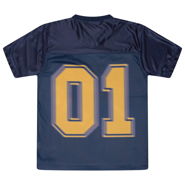 NAVY N YELLA OVAL 01' JERSEY