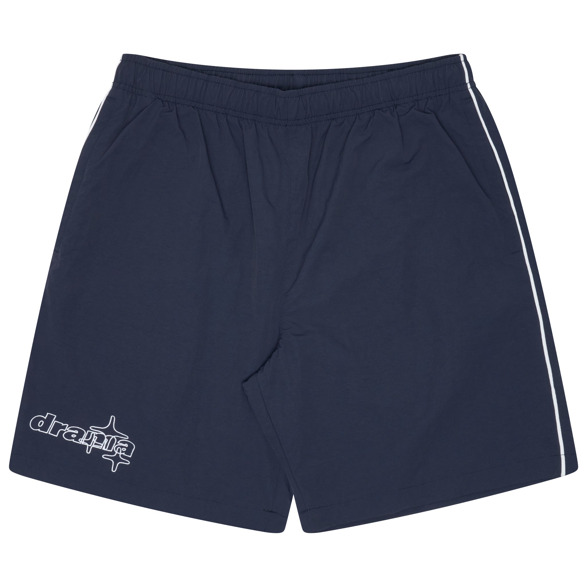 NAVY LINE-STAR NYLON SHORTS