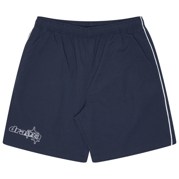 NAVY LINE-STAR NYLON SHORTS