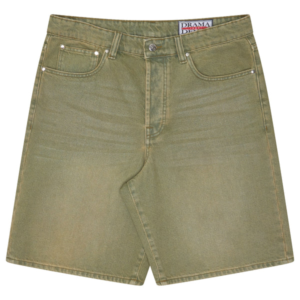 JUMBO JORTS (GREEN WASH)
