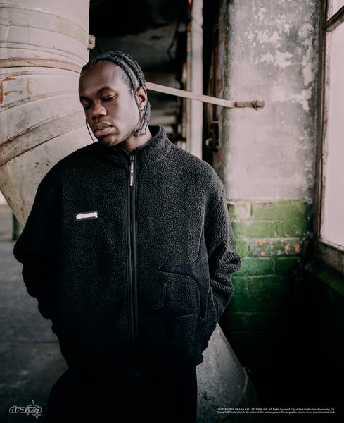 BLACK ON BLACK STA SHERPA FLEECE