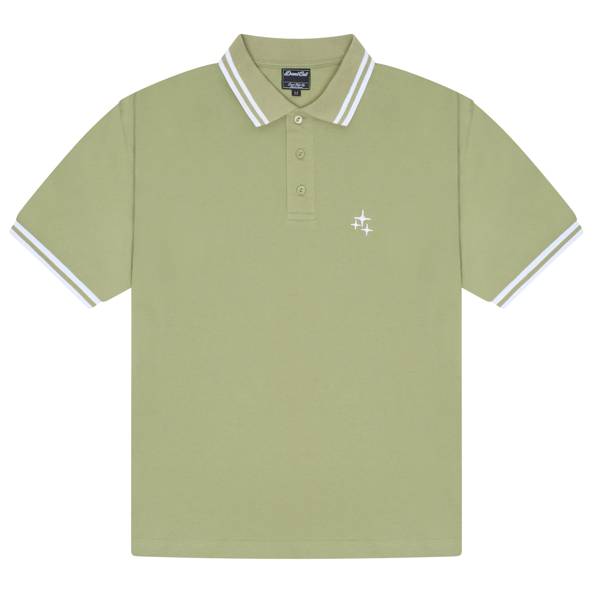 OLIVE GREEN STA POLO - New