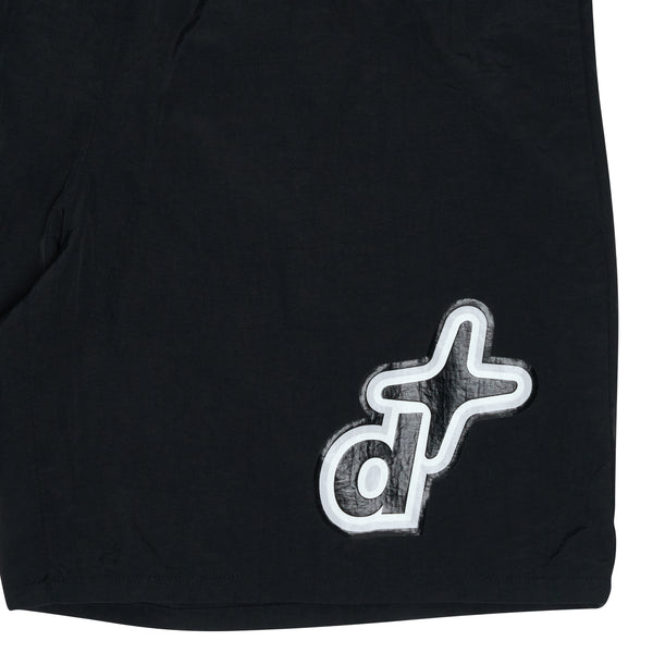 BLACK D-1STA SWIM SHORTS