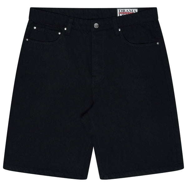 3STA STITCH JUMBO JORTS (BLACK)