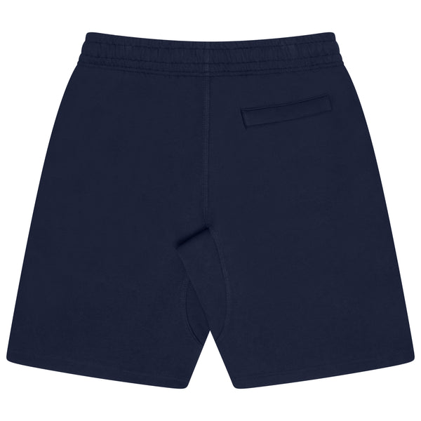NAVY SCRIBBLE STITCH SHORTS