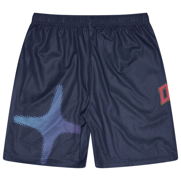 NAVY OLYMPIC MESH SHORTS