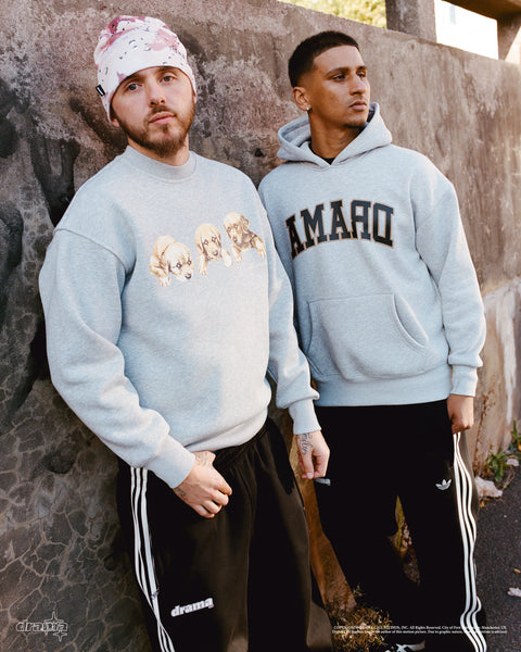 MIRROR COLLEGE HOOD (GREY)