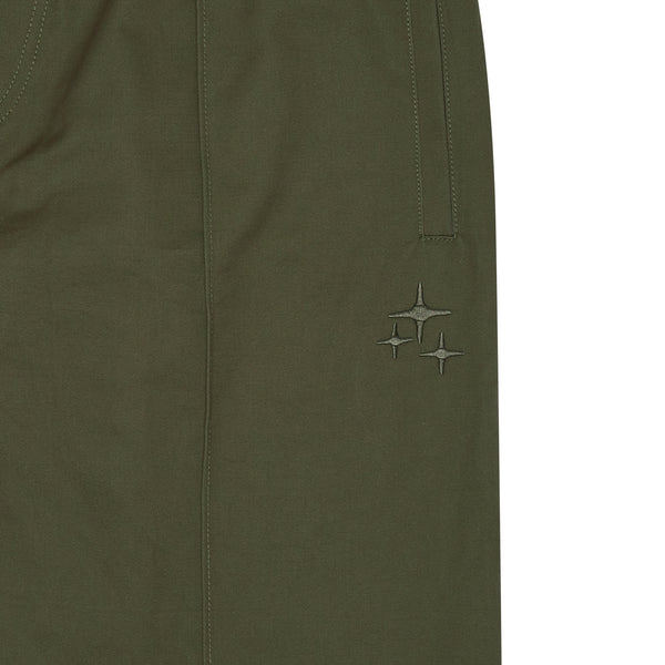 KHAKI STA PLEATED BOTTOMS