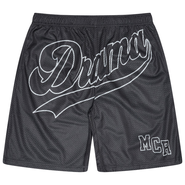BLACK SCRIPT 98 MESH SHORTS