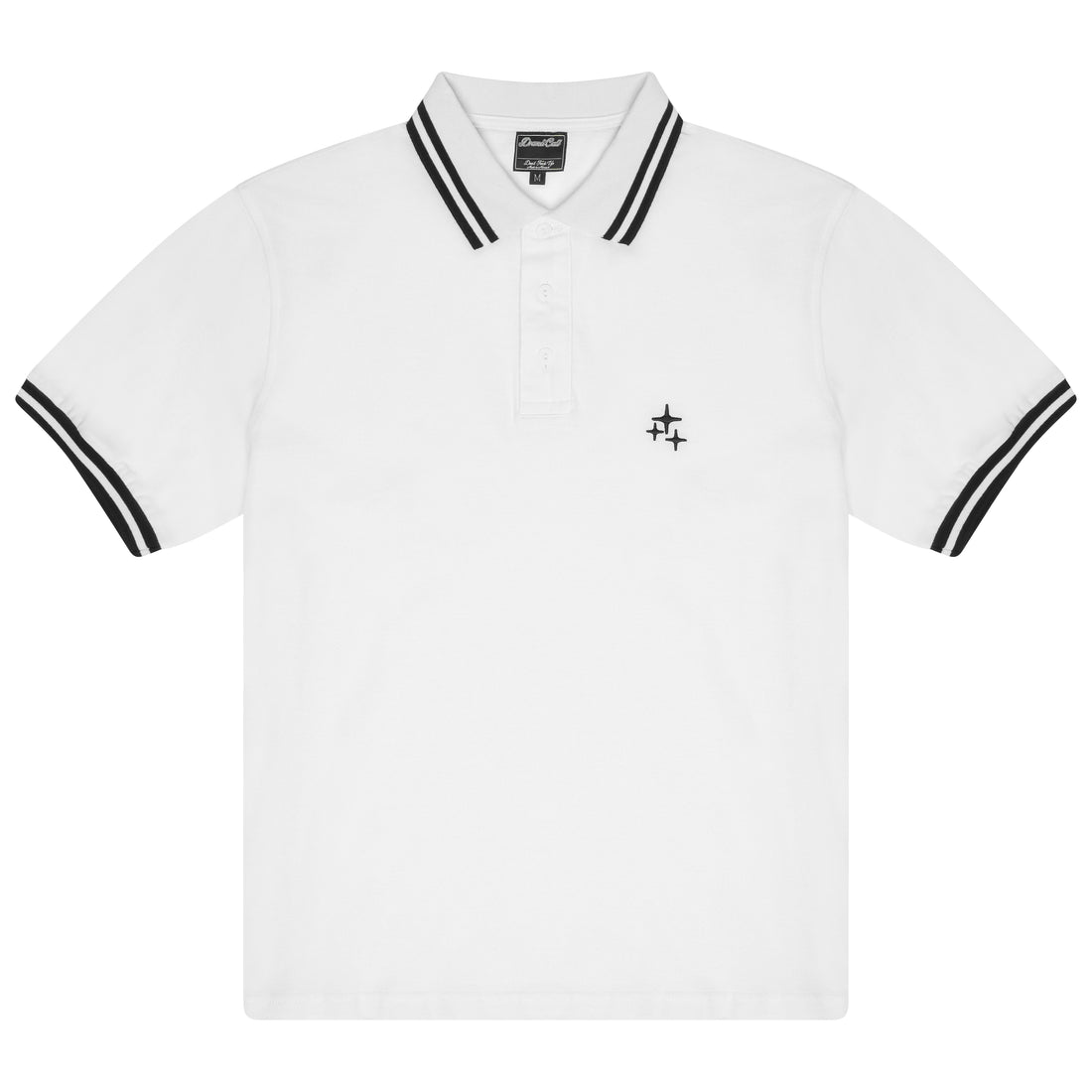 WHITE STA POLO