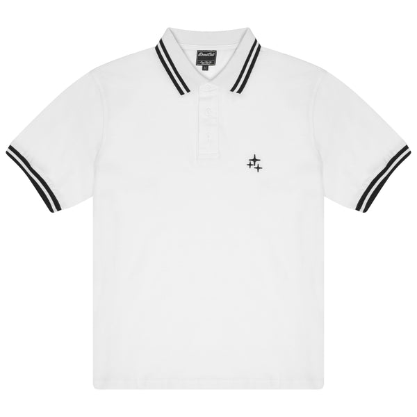 WHITE STA POLO