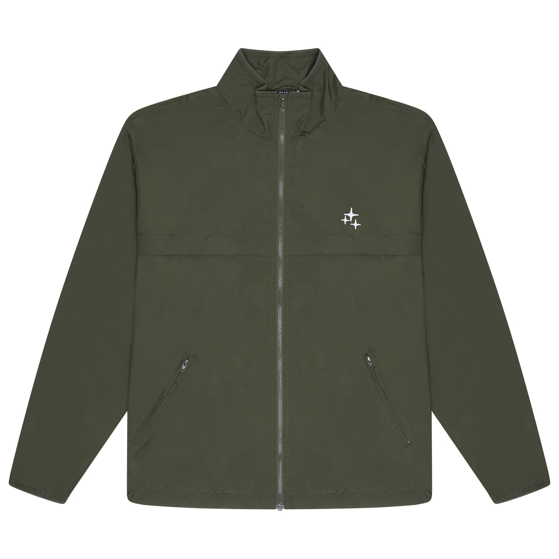 ARMY GREEN STA BAGGY NYLON JACKET