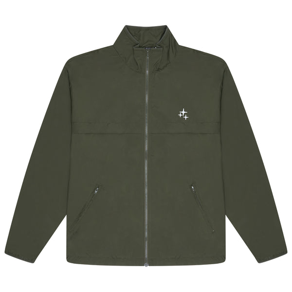 ARMY GREEN STA BAGGY NYLON JACKET