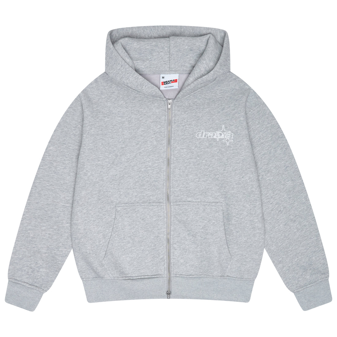 OG GREY LINE-STA ZIP UP HOOD