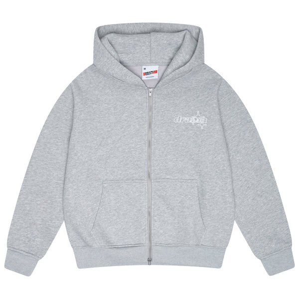 OG GREY LINE-STA ZIP UP HOOD