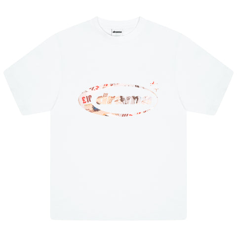 CASH OVAL TEE (WHITE) *NEW BLANK