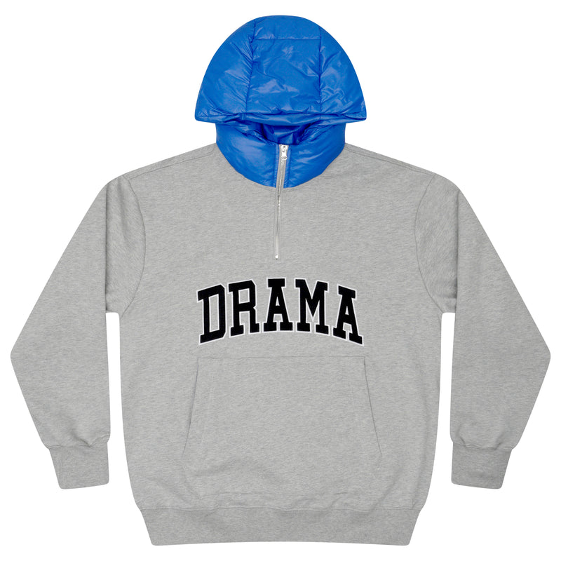 BLU PUFFAH HOOD 1/4 ZIP