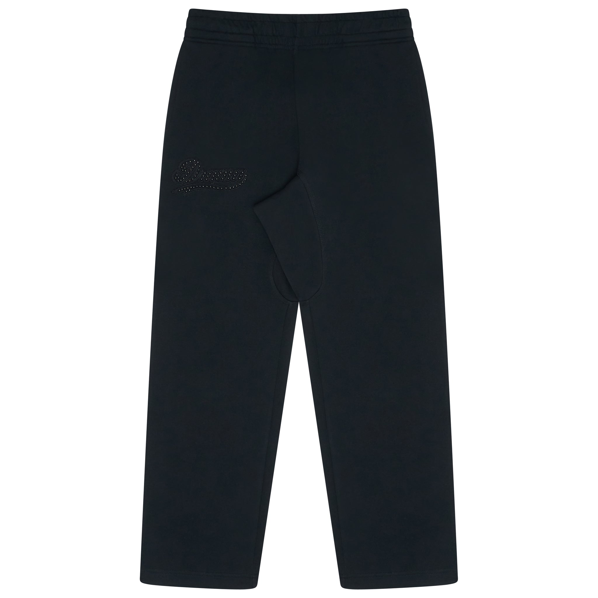 BLACK ON BLACK SCRIPT STUD BOTTOMS