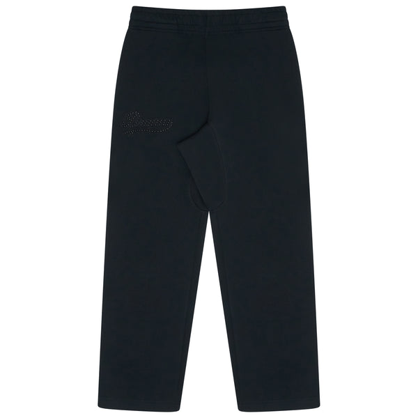 BLACK ON BLACK SCRIPT STUD BOTTOMS