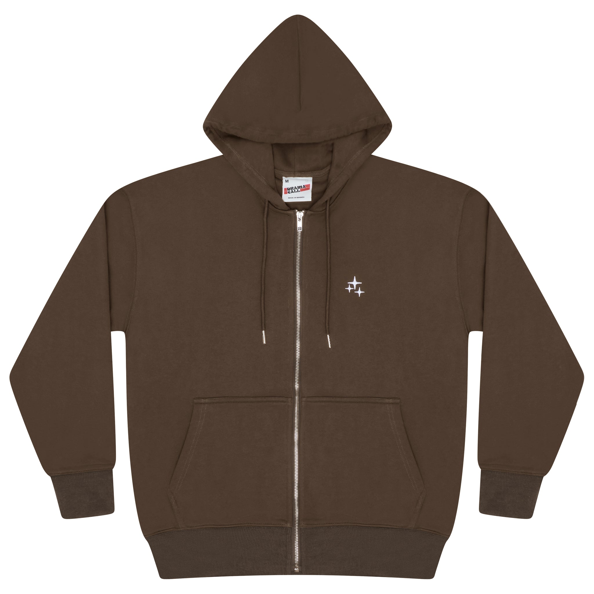 ESPRESSO BROWN STA ZIP UP